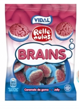 Cérebros Recheados Vidal 100g