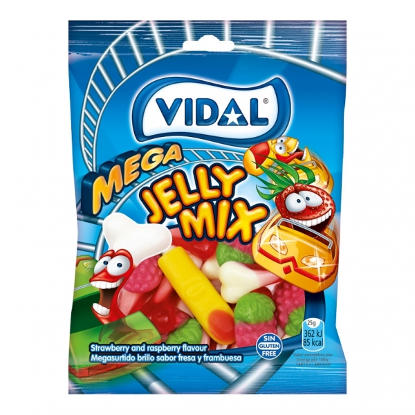 Mega Jelly Mix Vidal 100g