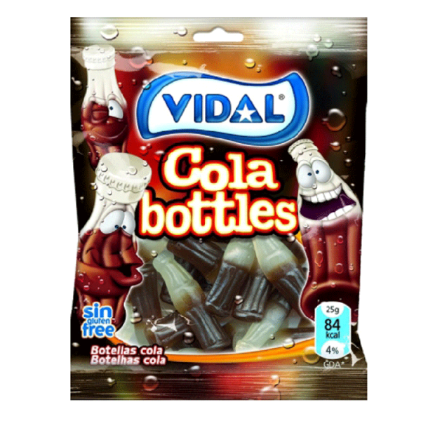 Garrafas de Cola Brilho Vidal 100g