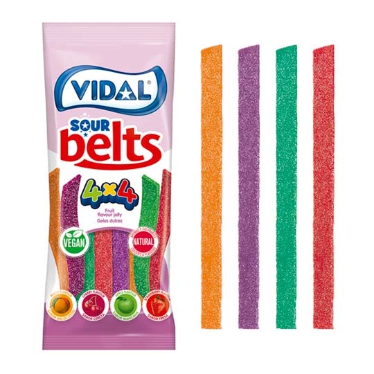 Línguas Pica 4 Cores Vidal 100g