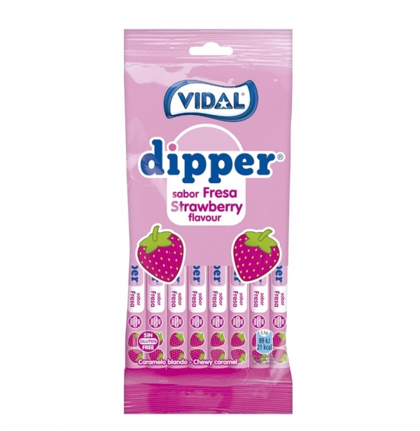 Dipper Morango 12 Uds Vidal 