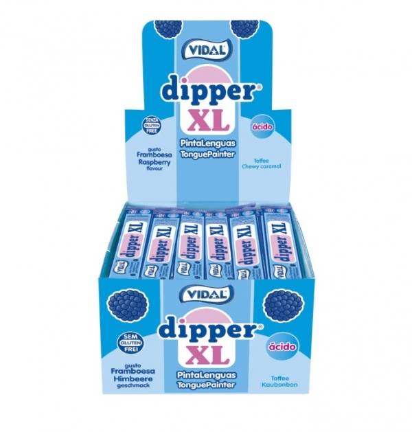 Dipper XL Framboesa Pinta Línguas 100 Pcs