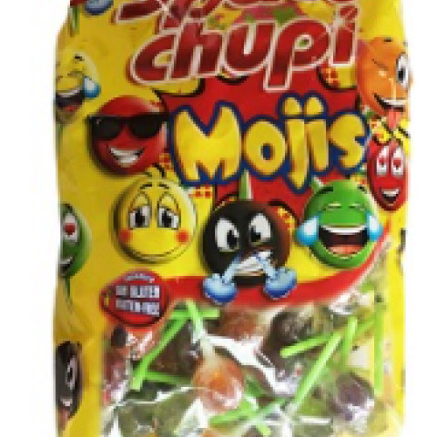Chupas Space Mojis Saco 100 Und