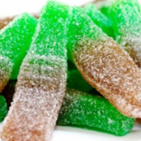 Gomas Cola Verde Açúcar 1 Kg (Jake)