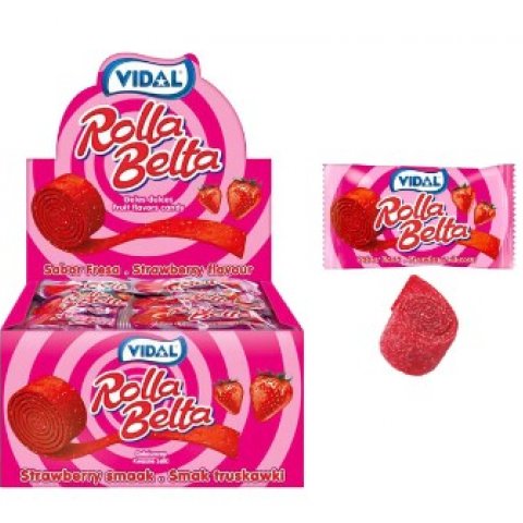 Rolls Morango 24 Pcs (Vidal)