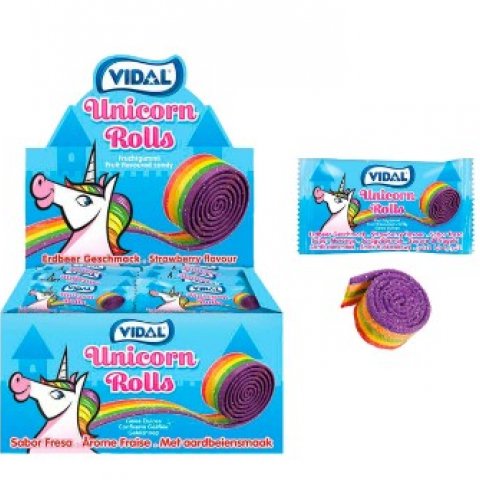 Rolls Unicórnio 24 Pcs (Vidal)