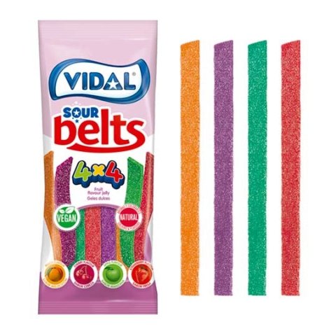 Línguas Pica 4 Cores Vidal 100g