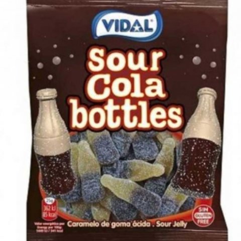 Garrafas de Cola Ácidas Vidal 100g